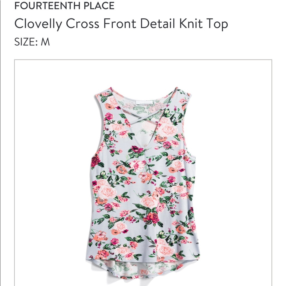 NWT- Sleeveless Rayon top